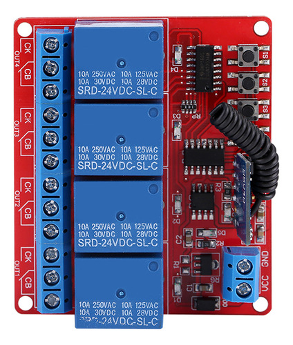 Relé De Interruptor De Control Remoto Inalámbrico De 433 Mhz