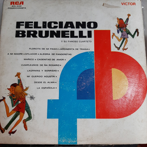 Vinilo Feliciano Brunelli Su Famoso Cuarteto O3