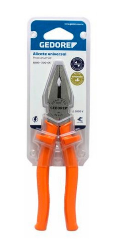 Imagem 3 de 6 de Alicate Universal Profissional 8'' Isolado 8280-iox Gedore