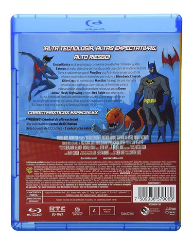 Batman Sin Límites Instintos Animales Pelicula Blu-ray | MercadoLibre