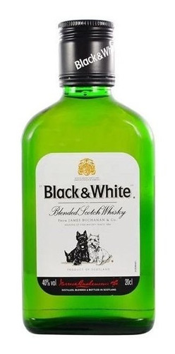 Whisky Black & White 200 Ml