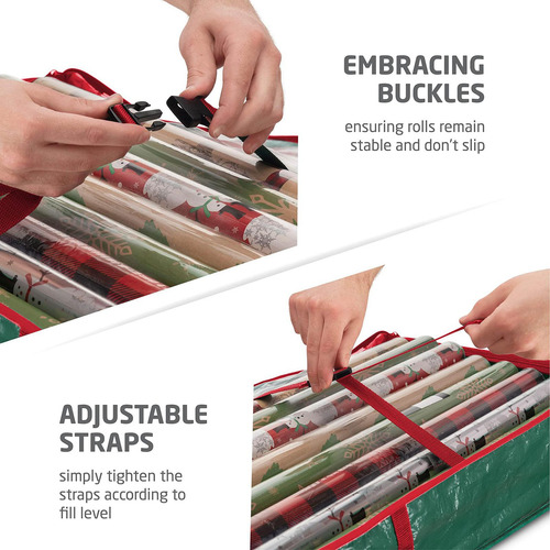 Contenedores De Almacenamiento De Papel De Regalo De Verde