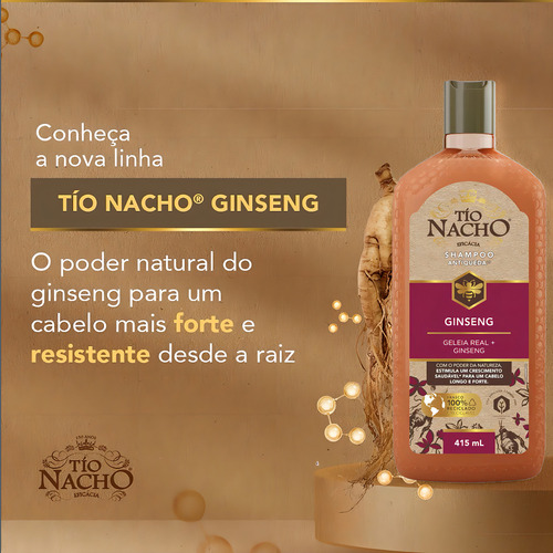 Shampoo + Condicionador Ginseng Tio Nacho 415ml