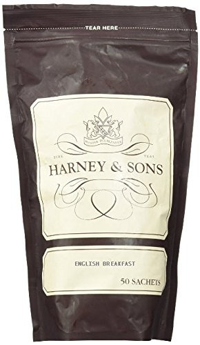 Harney & Sons Inglés Desayuno Té Bolsita Bolsa, 50 Conde