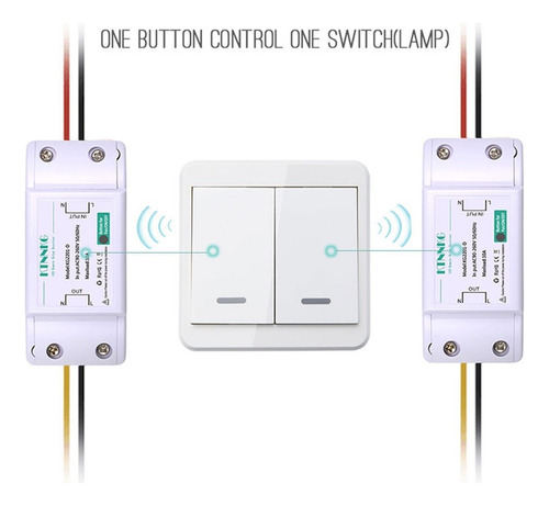 Para Módulo De Interruptor De Control Remoto Rf Inalámbrico
