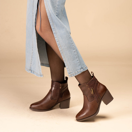 Botín Casual Mujer Camel Khosi Chinitown