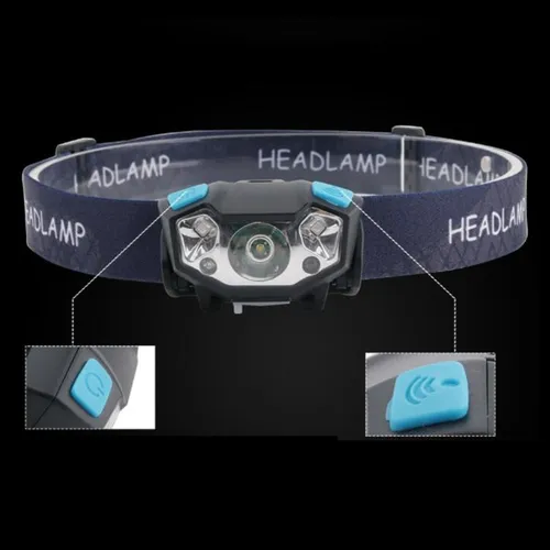 Recargables, Linterna Frontal Led De 5000, Sensor De