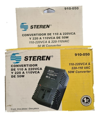 Covertidor Steren De 110 A 220 Vca Y 220 A 110 Vca De 50w