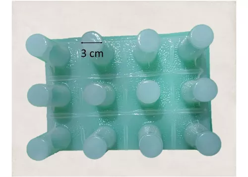 Molde Para Gelatina De Acetato Rosca Rehilete Chico