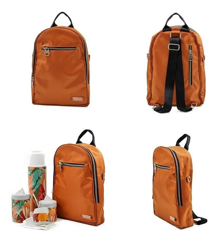 Imagen 10 de 10 de Mochila Bolso Matero Impermeable Mujer Con Kit De Mate