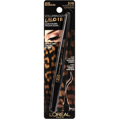 L'oréal Paris Voluminosa Liner Noir, Blackest Negro, 0.014 F