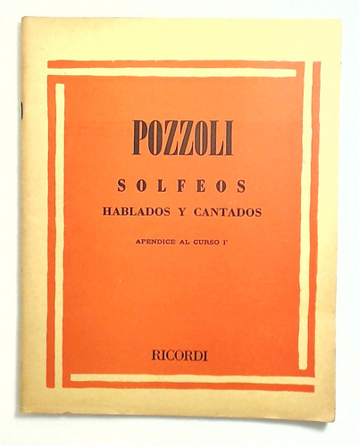 Solfeos Hablados Y Cantados - Pozzoli, Ettore