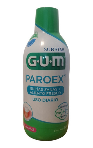 Gum Paroex Uso Diario Enjuague Bucal Sin Alcohol 500ml