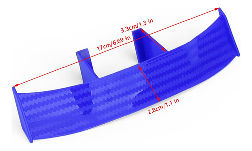 Alerón Alerón Automático Universal Minispoiler Wing Azul.