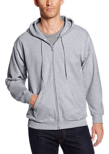 Campera Capucha Hoodie Buzo Canguro Frizado Regular Fit