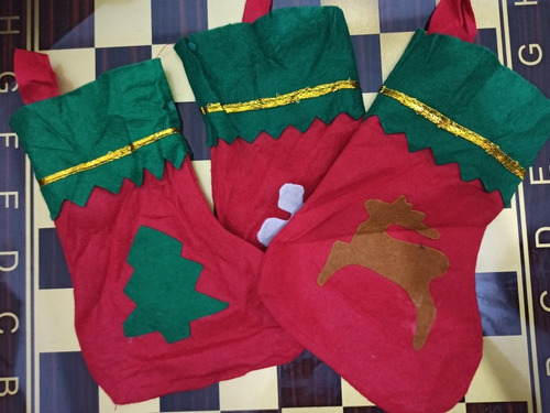 12 Dulceros Economicos Botas Chicas Bolo Navidad Niños Fielt