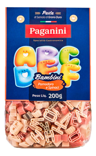 Macarrao Paganini Bambini Letrinhas 200gr