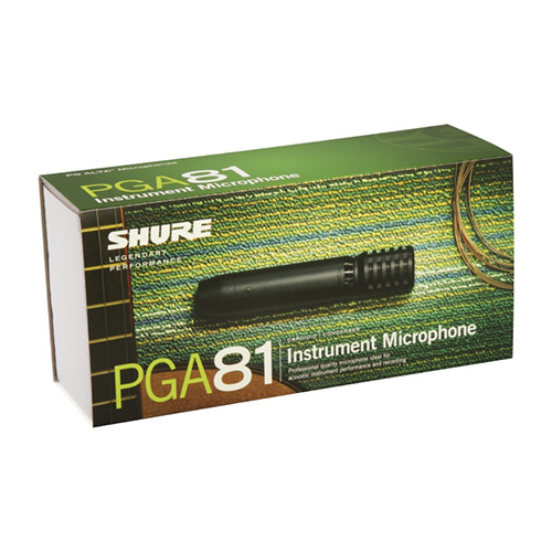 Micrófono Condensador Instrumental Shure Pga81-lc