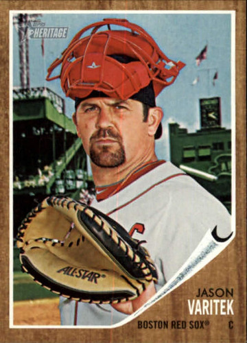 2011 Topps Heritage 81 Jason Varitek Red Sox Mlb Tarjeta De 