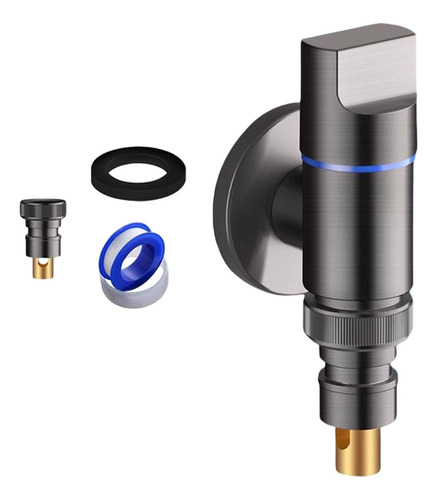 Washing Machine Faucet Watering Tap For Water Pipes Gray