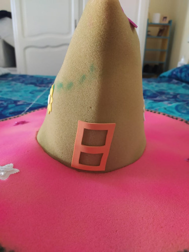 Sombrero De Bruja De Goma Espuma (Usado)