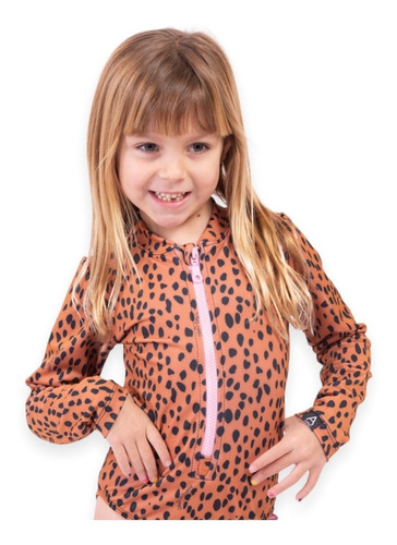 Malla Entera Niña Surf Uv Upf50+ Mangas Largas Chita