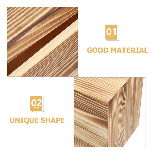Organizador De Condimentos, Caja De Almacenamiento De Madera