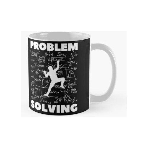 Taza Resolución De Problemas. Escalada De Roca. Búlder Calid