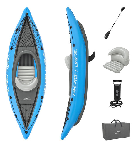 Kayak  Inflable Con Bomba Manual 1 Persona Bestway 