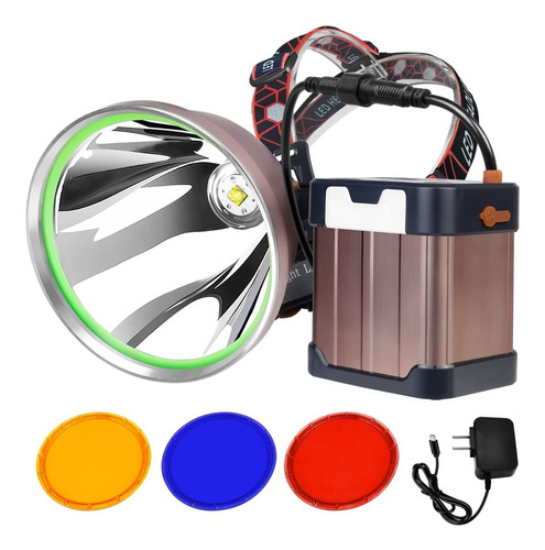 Linterna Frontal Led De Alta Potencia