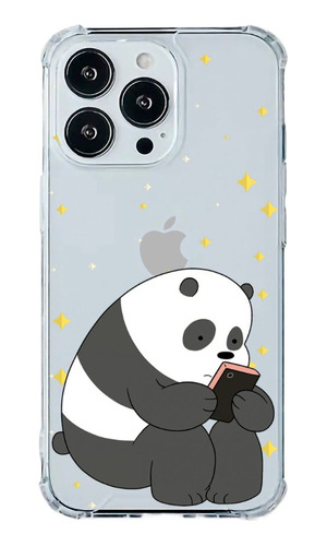 Case Funda Protector Osos Escandalosos Transparente Motorola