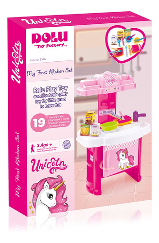 Set De Cocina Unicornio - Kidscool