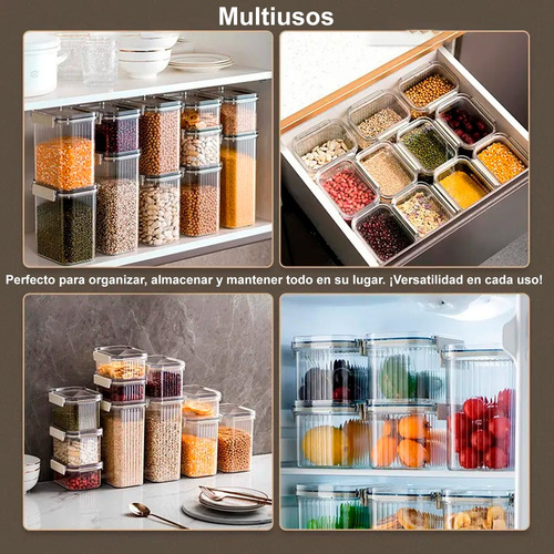 5pz Juego De Recipientes Herméticos Para Alimentos