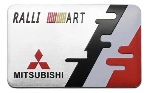 Emblema Ralli Art Mitsubishi