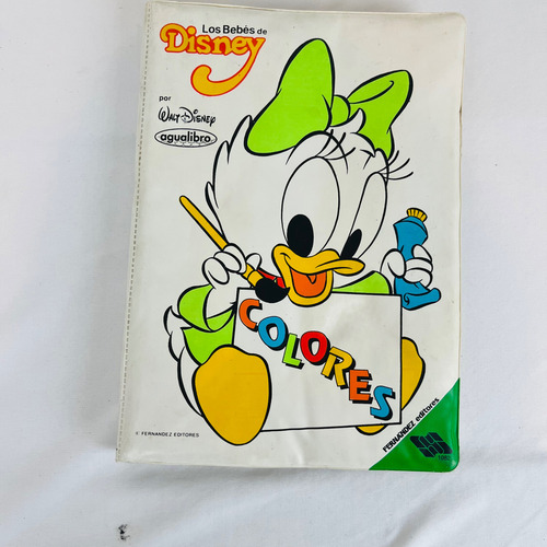 Libros De Bebe Anti Agua De Aprendizaje Los Bebes De Disney (Usado)