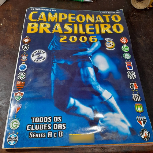 Imagem 1 de 10 de Album Campeonato Brasileiro 2006 Faltam 3 Figurinhas, Panini