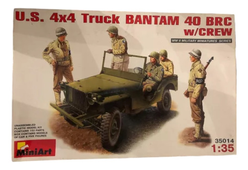 (d_t) Miniart  U.s 4x4 Truck Bantam 35014