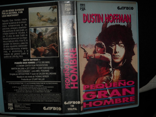 Pequeño Gran Hombre-  Vhs-  Dustin Hoffman