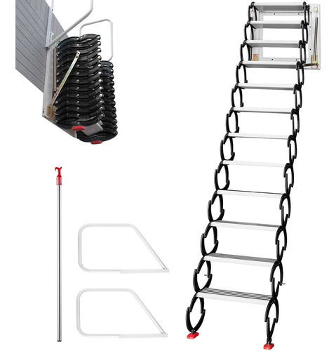 Escalera Plegable 10´ Vevor Para Ático De Montaje En