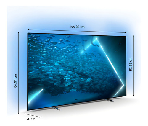 Smart TV de 65" Philips Series 7 65OLED707 4K