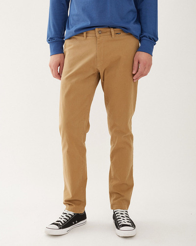 Pantalón Taverniti Chino Gabardina Elastizado Talle Especial