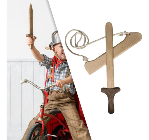 De Madera Para Juego De Simulación, Medieval Para Niños Y
