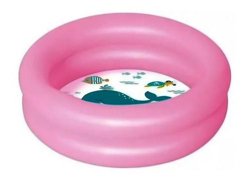 Piscina Inflável 28 Litros Mor Banheira Infantil Rosa