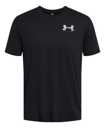 Polera Ua Outdoor Rock Stack Hombre Negro Under Armour