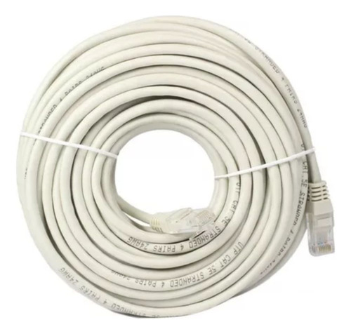 Cable Red Rj45 Categoria 5 Utp Patch Cord Ethernet 25 Mts