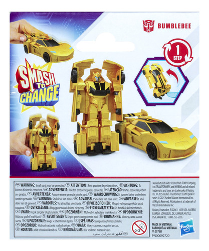 Figura De Acción Transformers Earthspark 1-step Bumblebee