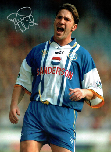 Sheffield Wednesday Fabulosa Puma 1995 #9 Hirst Excelente (Usado)