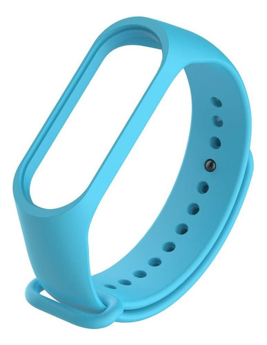 Correas Manillas Pulsera Silicone Mi Band 4 / 3 Color Azul Celeste