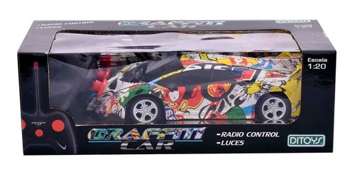 Graffiti Car Auto Radio Control, Luces,  Ditoys 2213