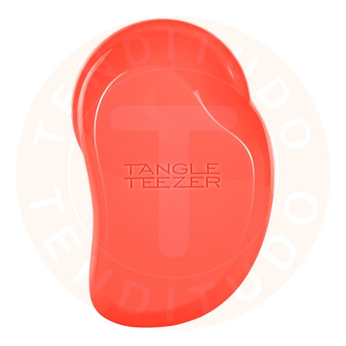 Imagem 5 de 10 de Escova Tangle Teezer Mini Original Orange Peach Smoothie